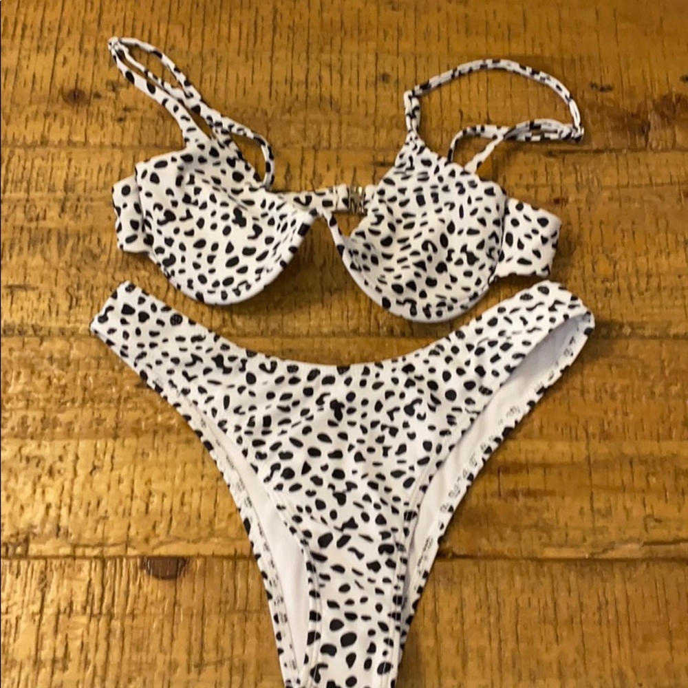 Cute animal print bikini